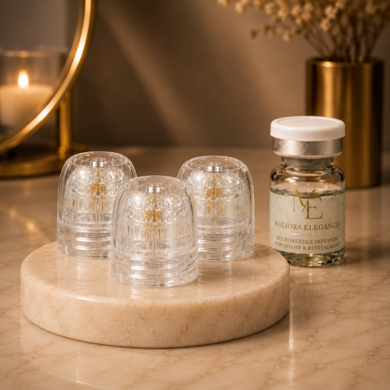 Têtes Microneedling 24K Or -  0,25 mm